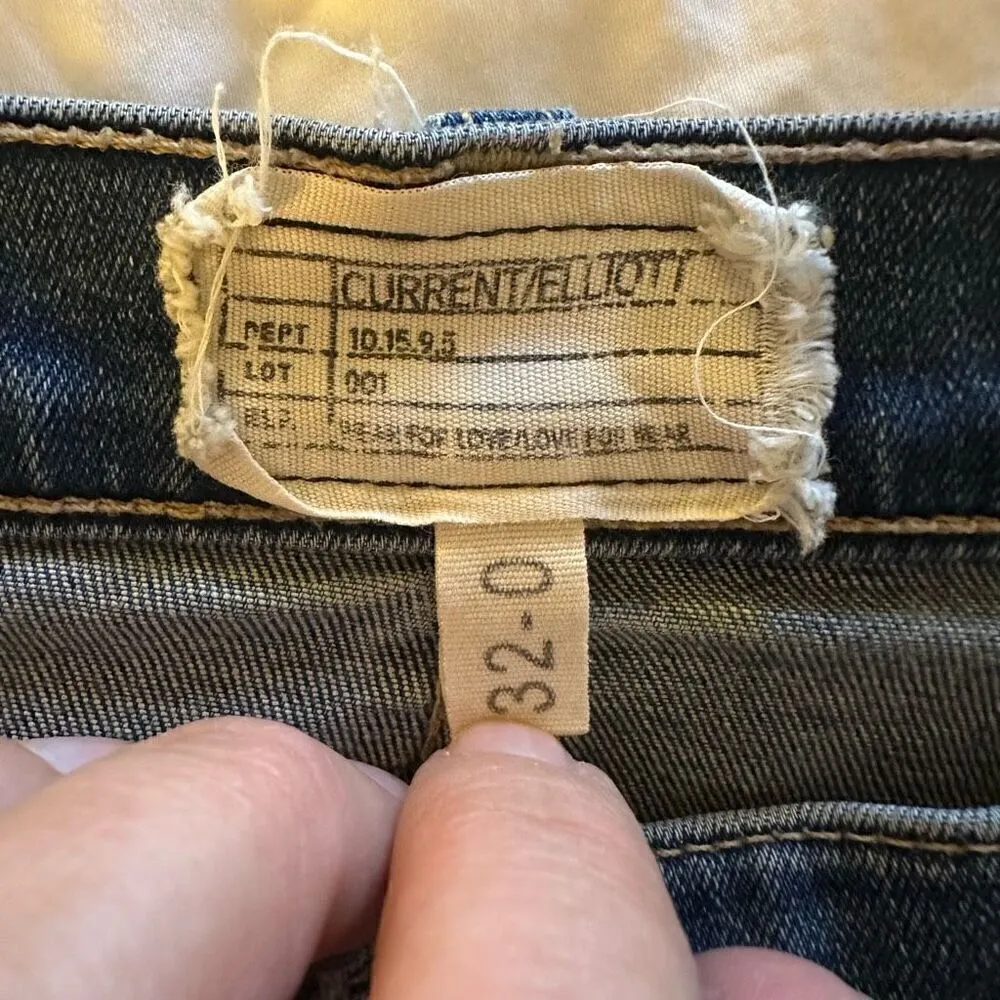 Current/Elliott Jeans 32 high waist stiletto medium wash - Image 2