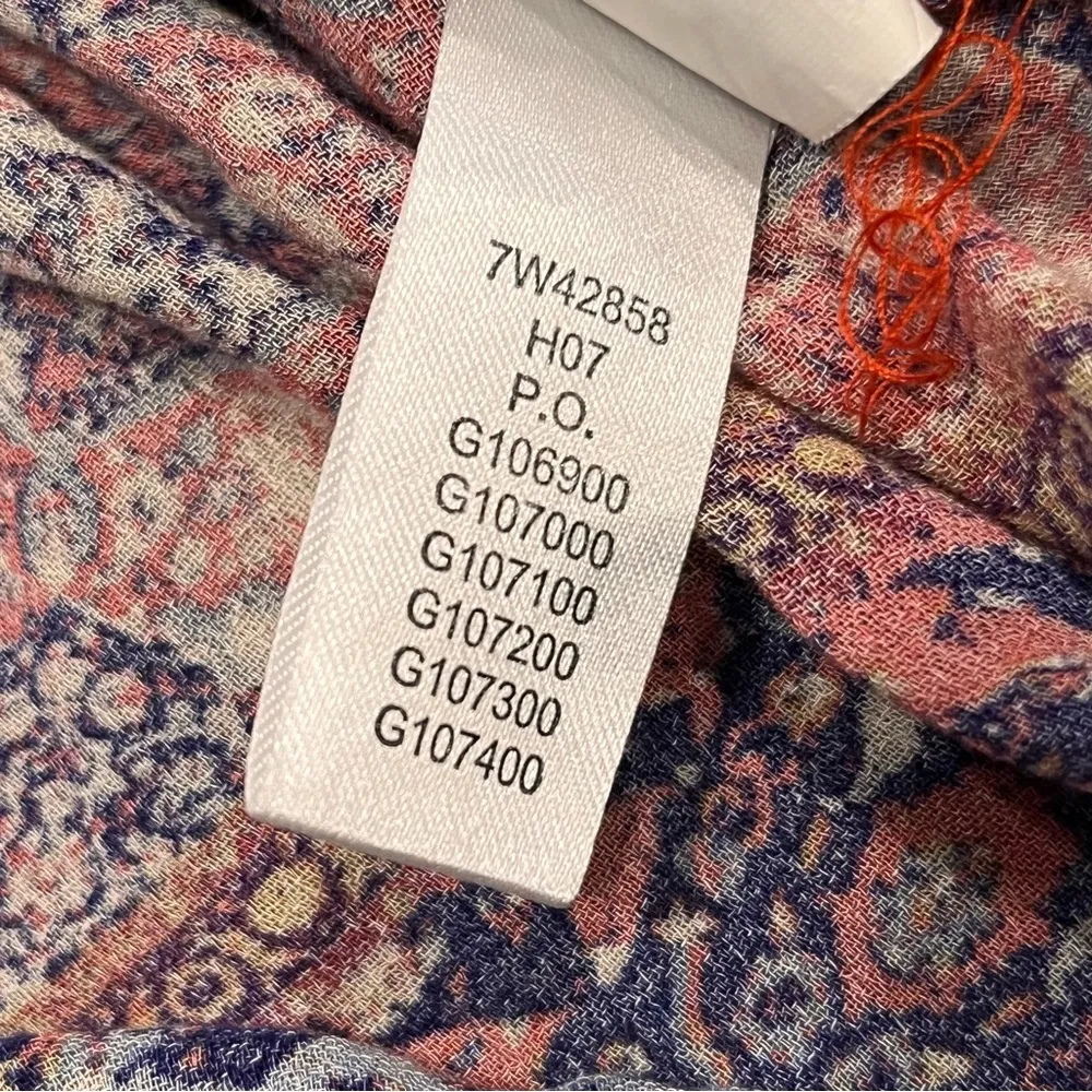 Lucky Brand Long Sleeve Peasant Top size Medium - Image 8