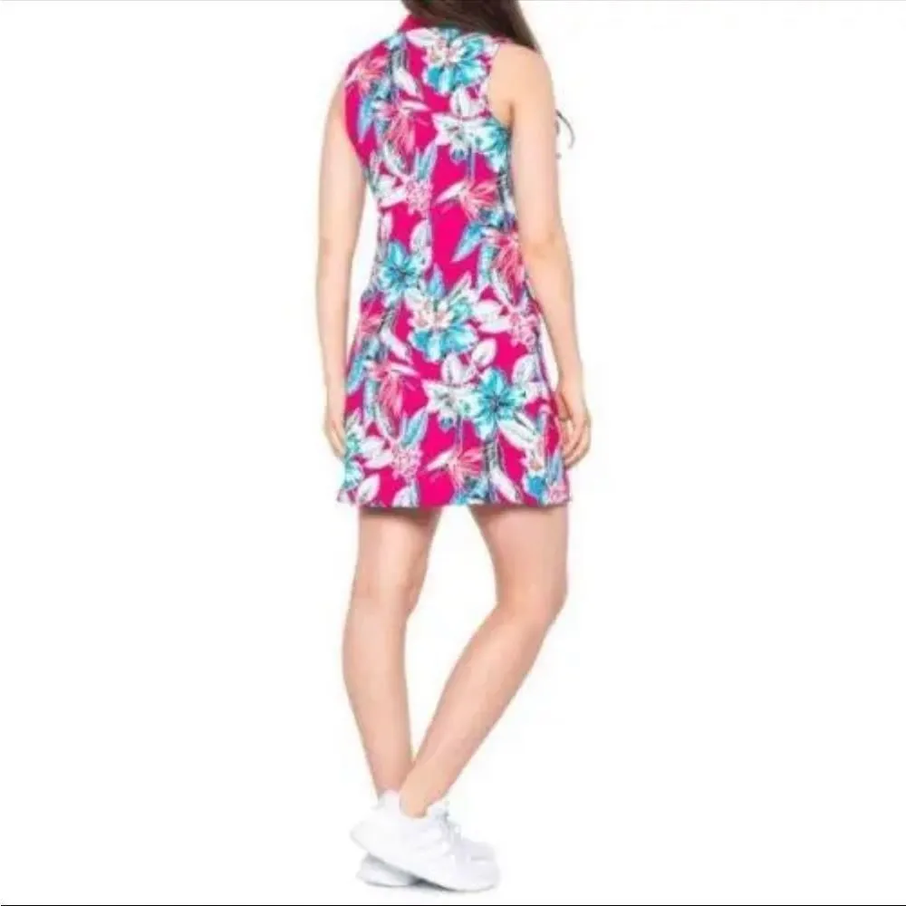 NWT  Women's 1/4 Zip Stand Collar Golf Dress size L - Image 2