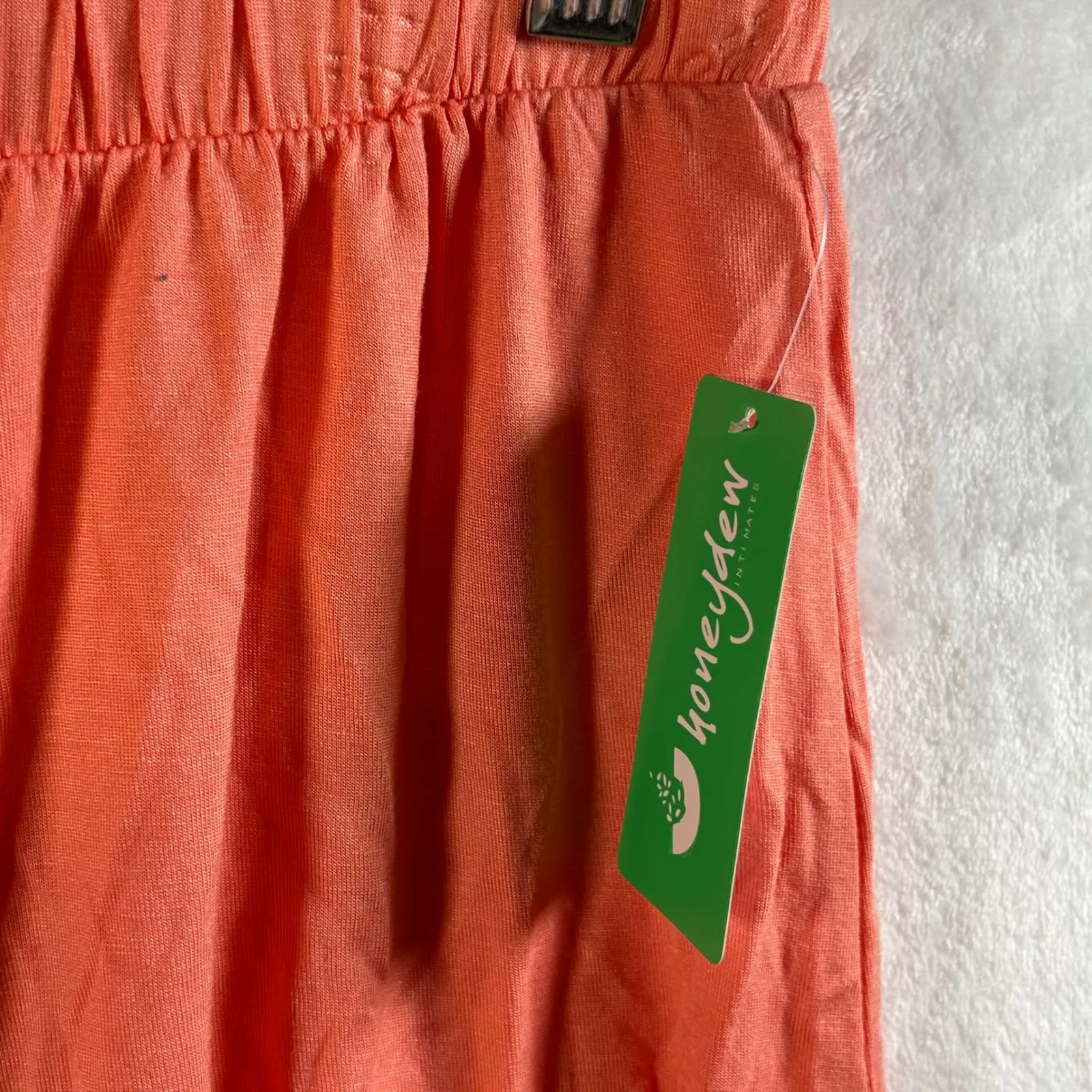 Honeydew Intimates Coral Button Fly Pajama Sleep Shorts Women's Size L Orange Size L - Image 2