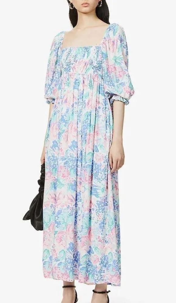Faithfull the Brand 592- Brisa MIDI Dress in Sunday Floral - Image 8