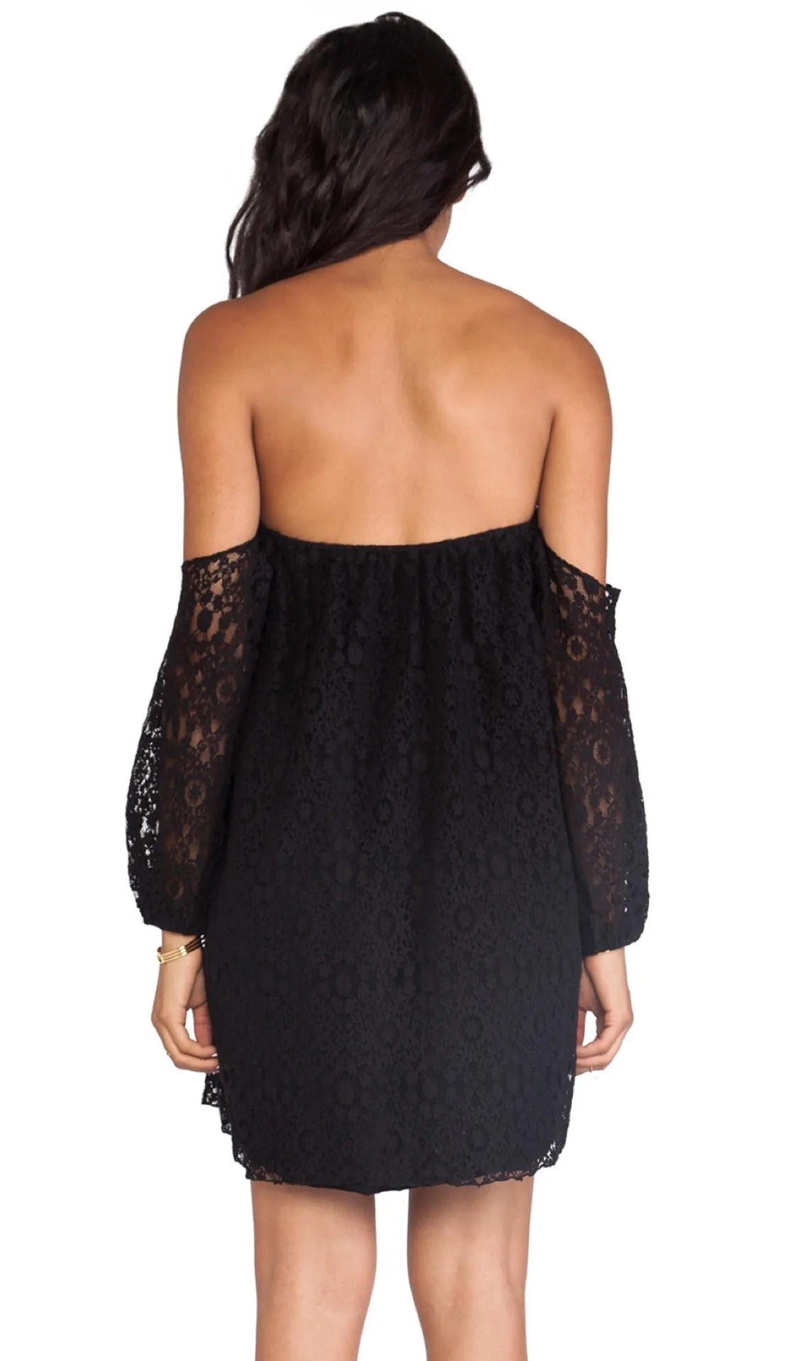 Boulee Audrey Black Lace Dress - Image 3
