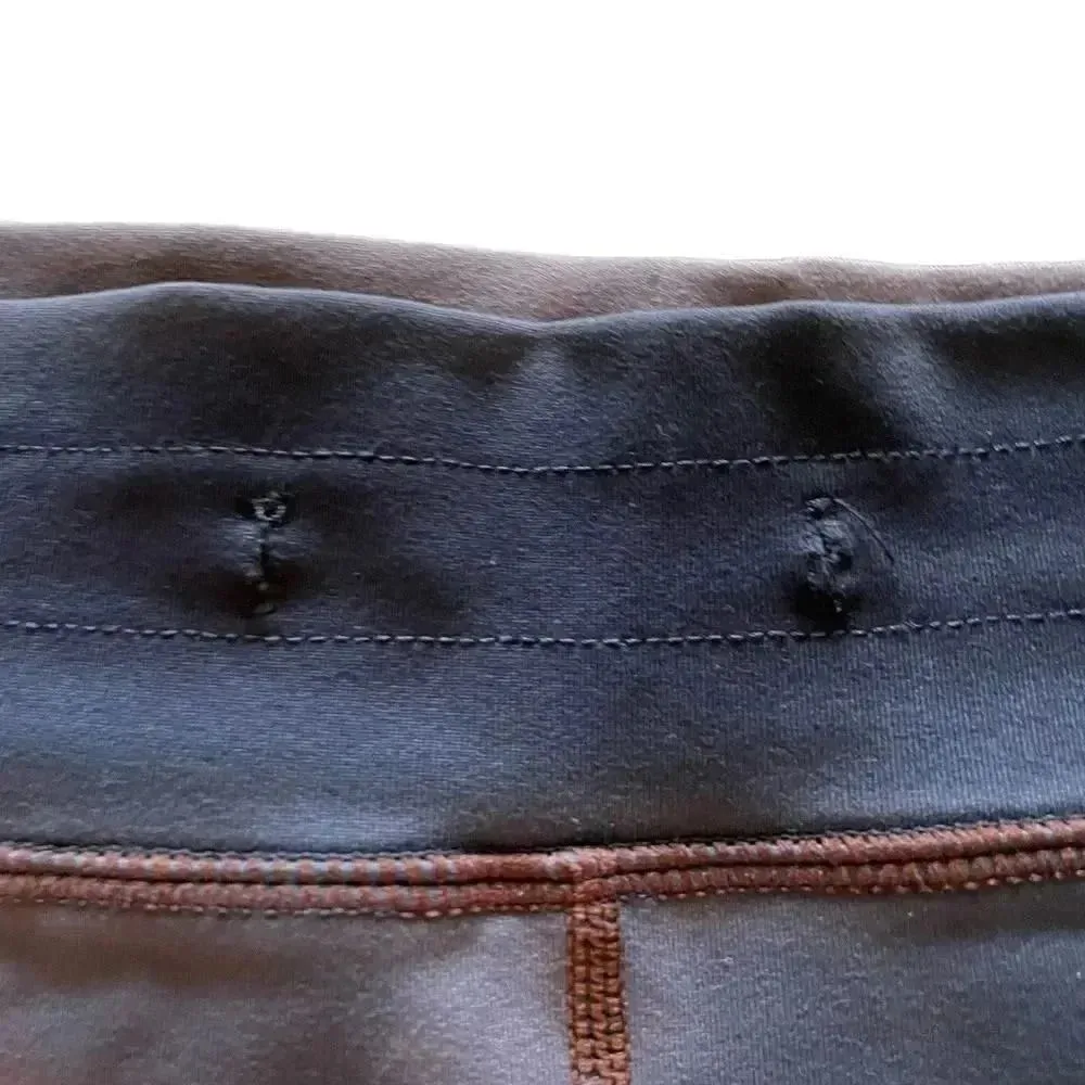 Cali Sport Purple Heathered Yoga Running Sporty Capri Leggings Sz S Purple - Image 3