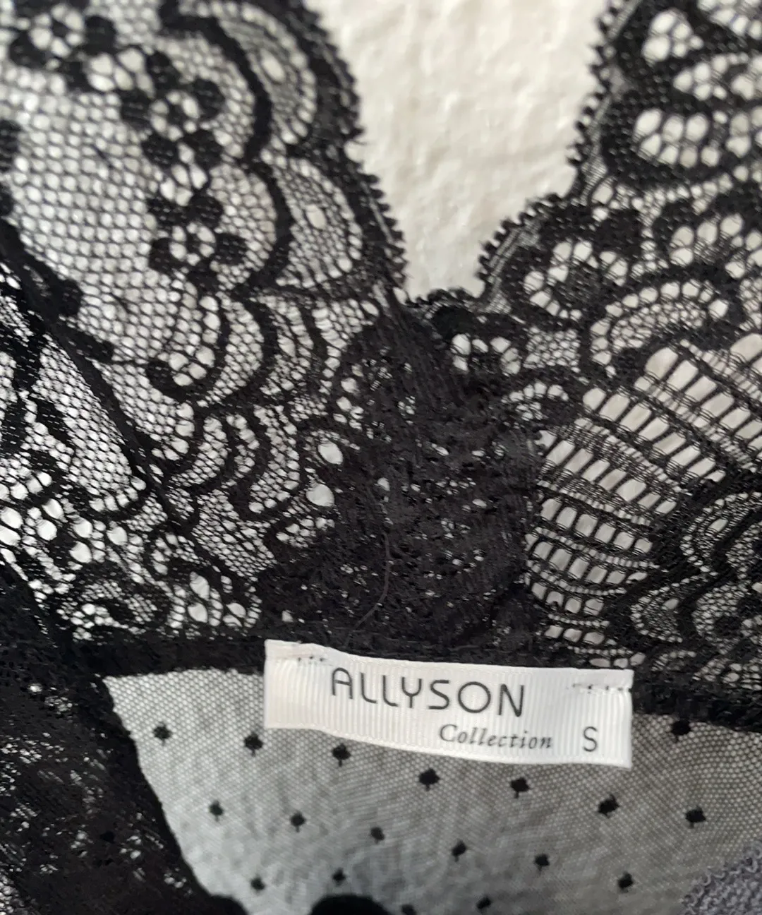 Black Lace Bodysuit Small - Image 5