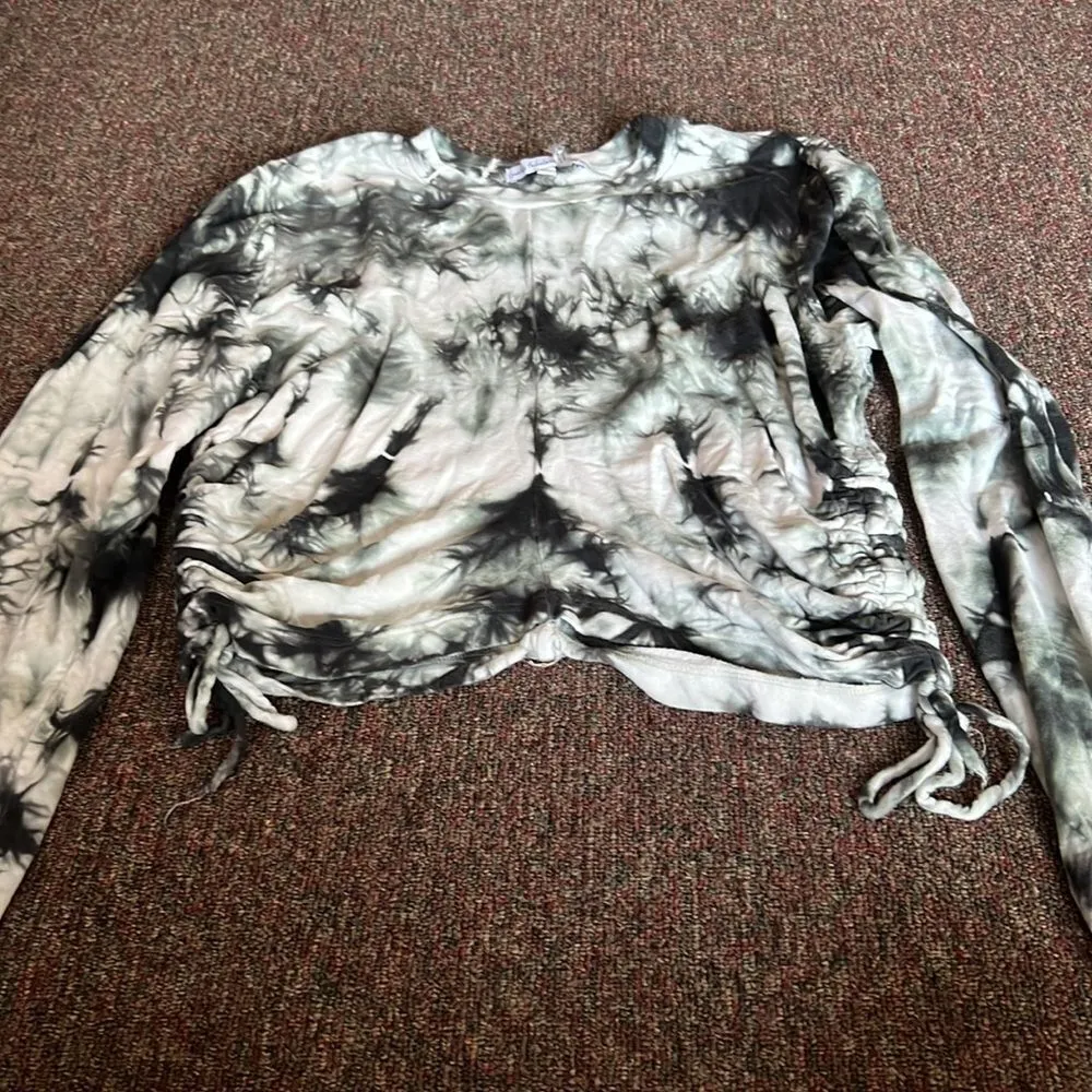 Young fabulous & broke tie dye ruched sides top M - Image 2