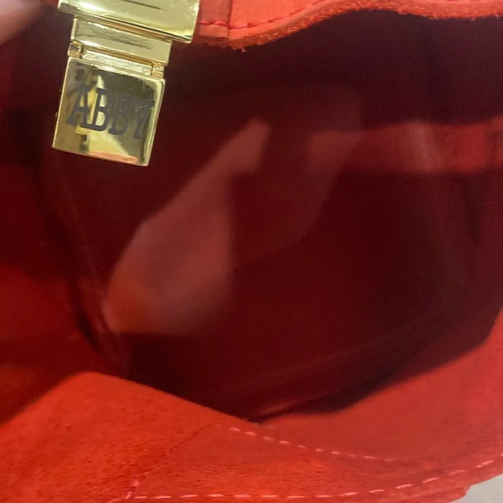 Abby cosmetic bag Orange - Image 5