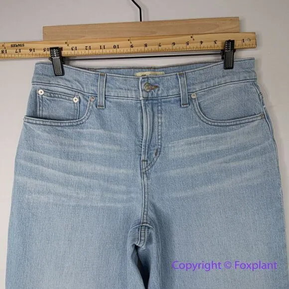 New! Madewell The Perfect Vintage‎ Mid-Rise Wide-Leg Jean kenmore wash, size 29 - Image 6