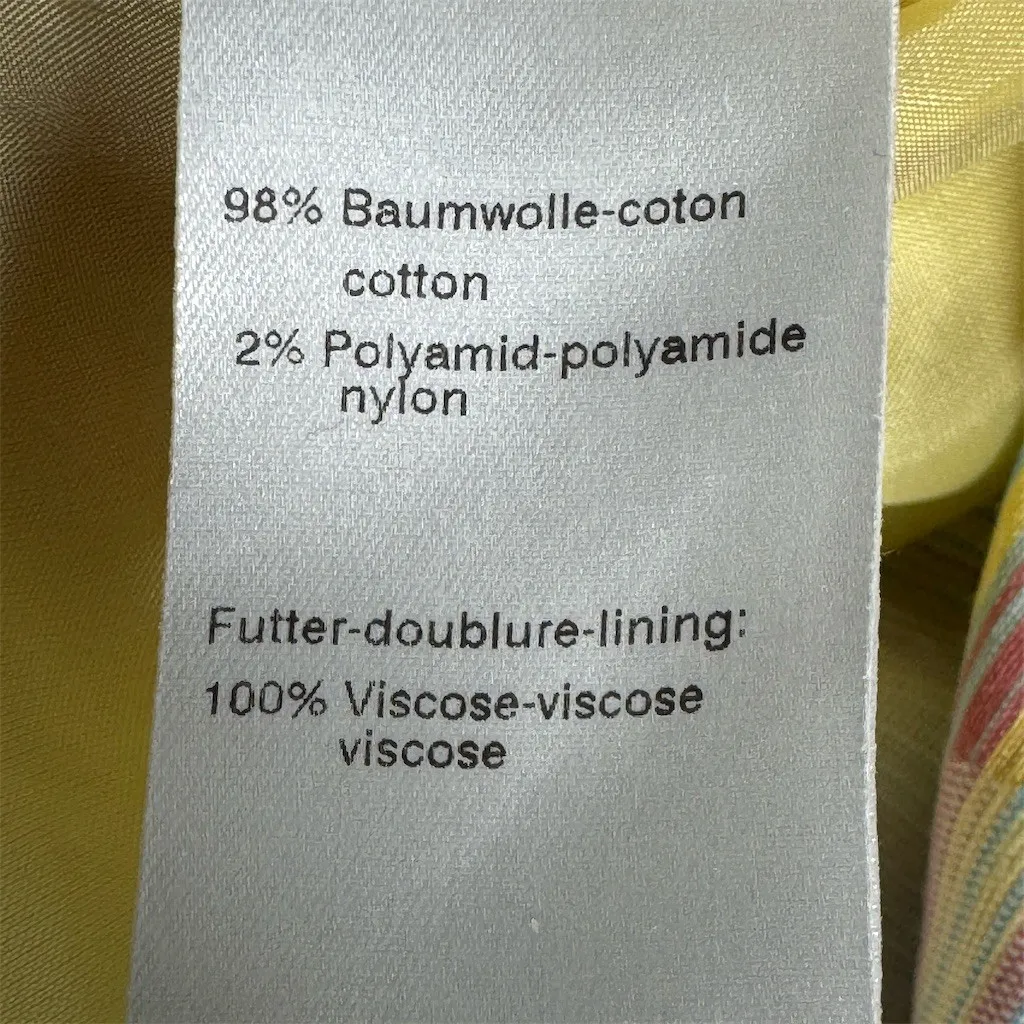 Akris Punto Cotton Skirt Womens Size 12 Lined with Pockets Zip Closure - Image 7