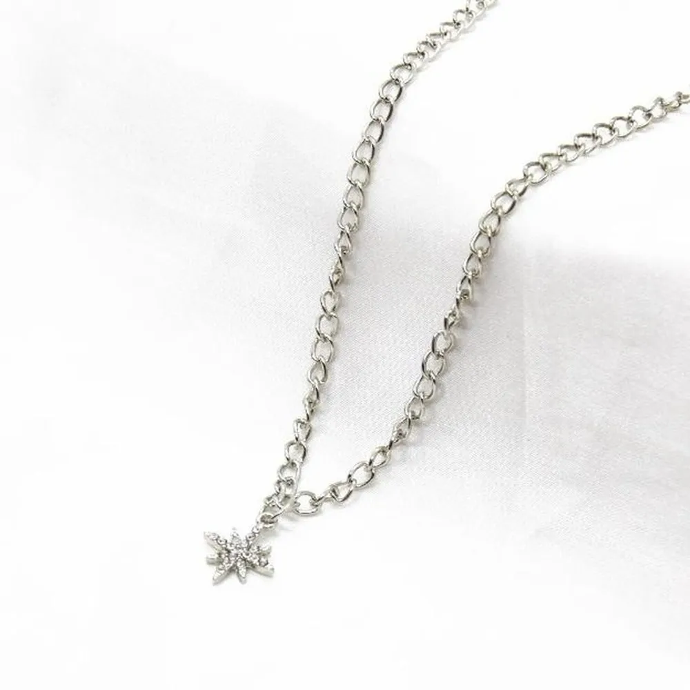 Silver Star Charm Necklace - Image 4