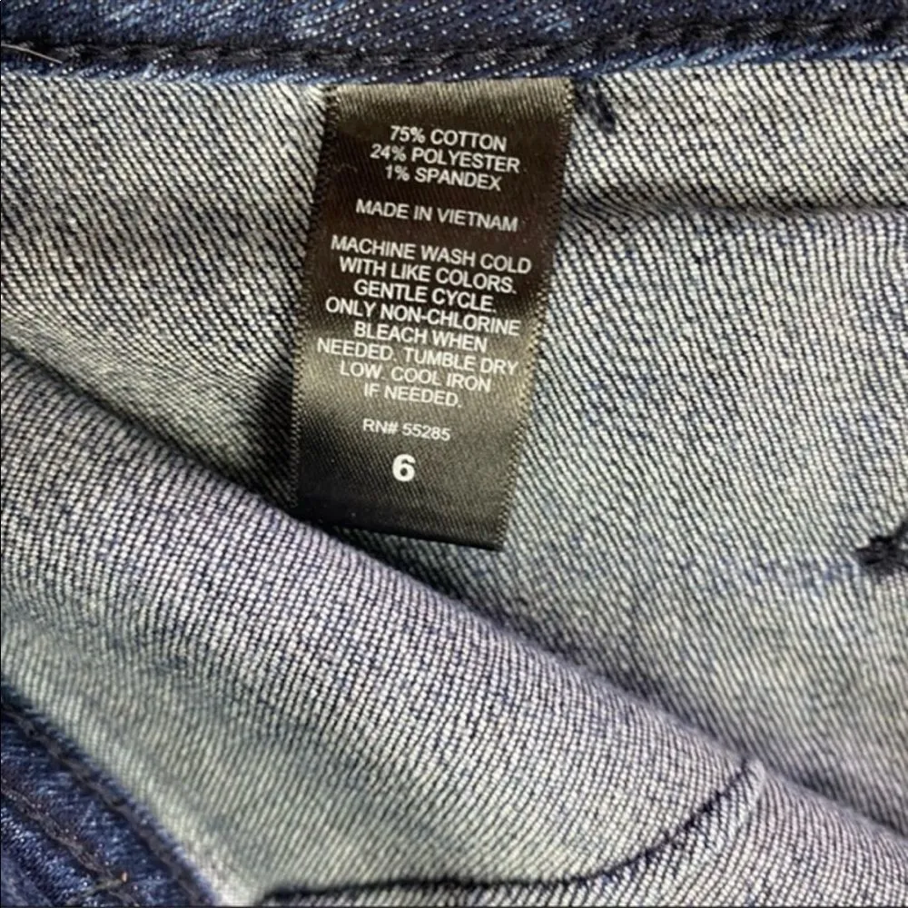 ✨High Waisted Stretch Denim Sailor Shorts✨ - Image 5