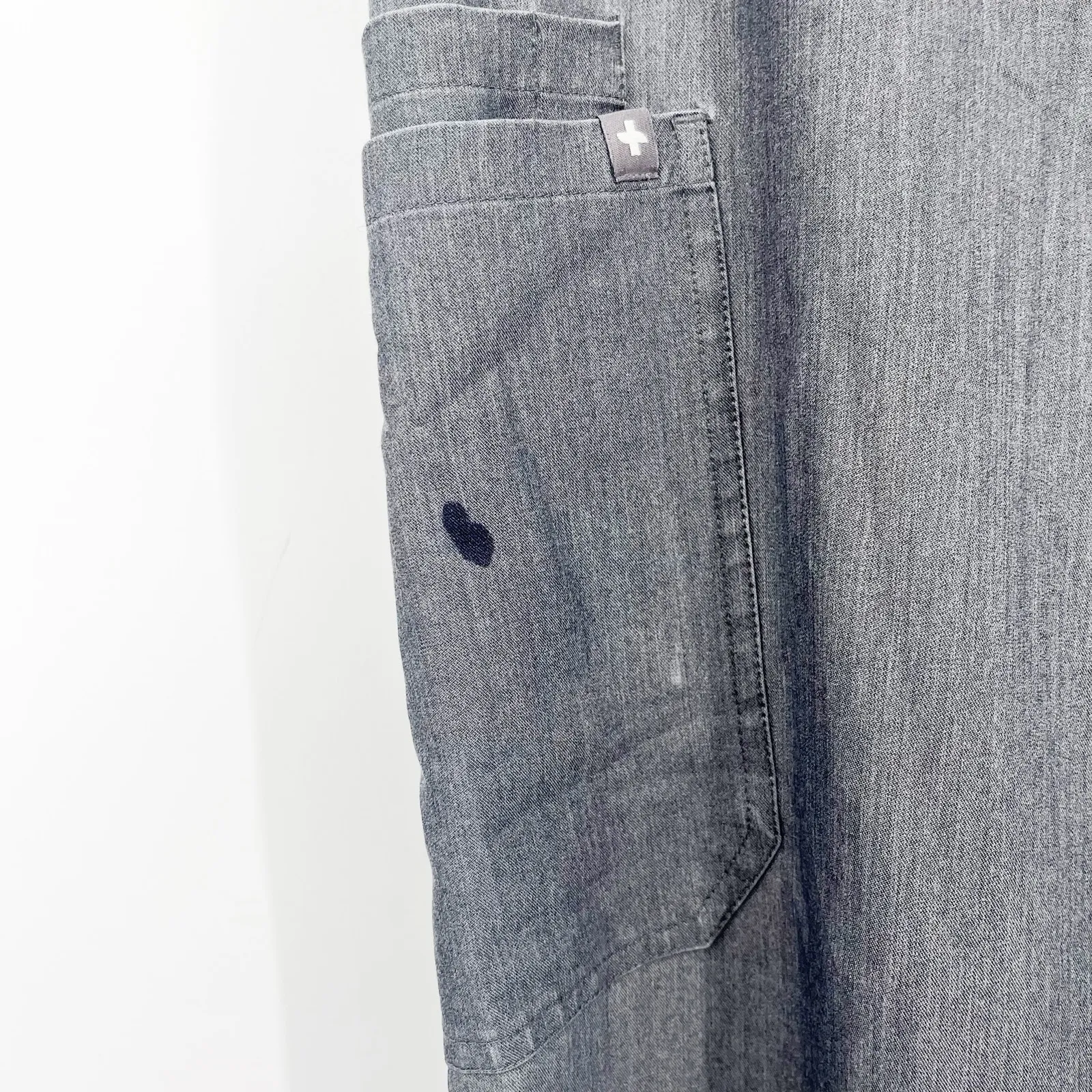 FIGS Womens Kade Cargo Pull On Nursing Medical Scrub Pants Size‎ S Graphite Gray - Image 6