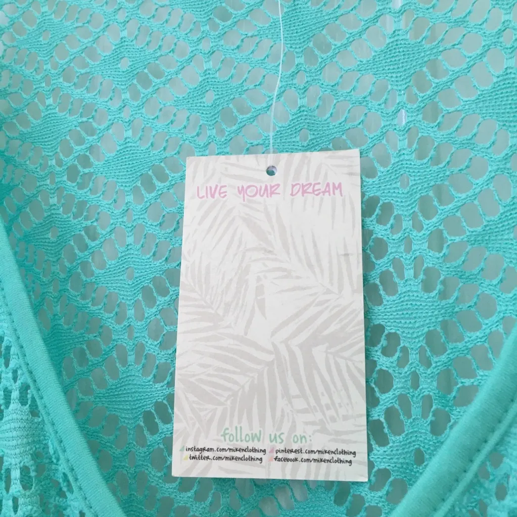 FINAL MARKDOWN NWT Miken Swim Swimsuit Coverup (XS) - Image 3