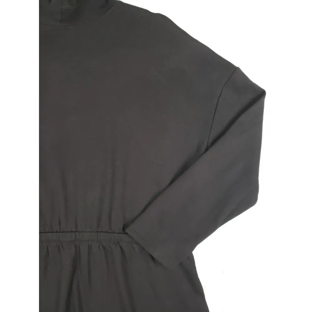 NWT Liz Claiborne Black Cinched Waist Pullover Sweatshirt Women's Size Large - Image 12