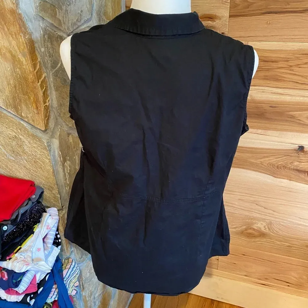 Motherhood Maternity black dressy shirt - Image 4