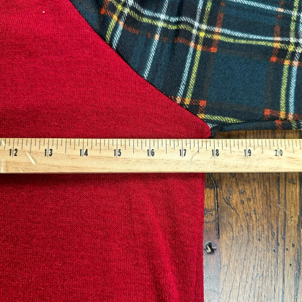 Chris‎ & Carol Red/Plaid Shirt S - Image 4