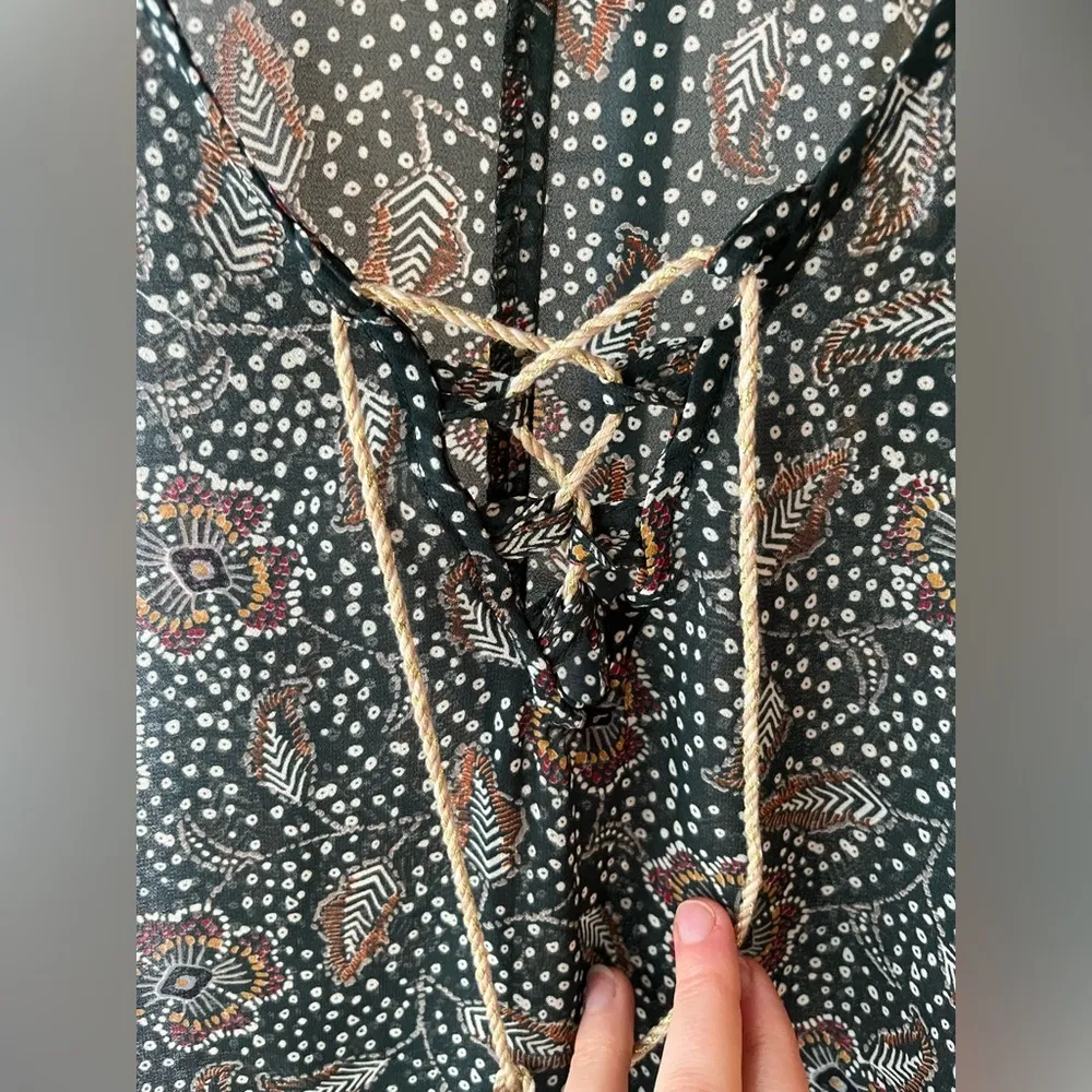 Sweewë Paris Bohemian/Boho Style Sheer Peasant Blouse‎ - Image 7