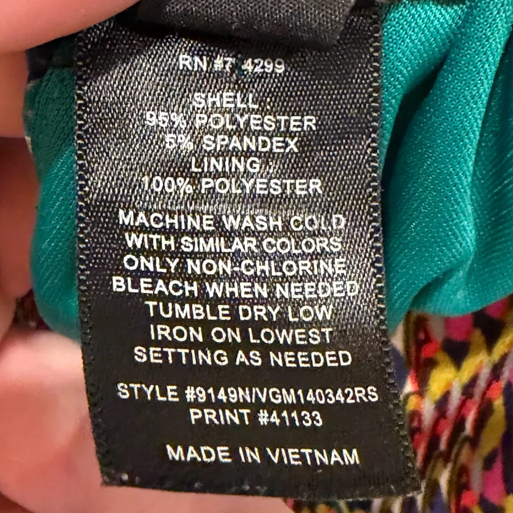 En Focus Studio Multicolor Sleeveless Midi Dress • Size 6 - Image 7