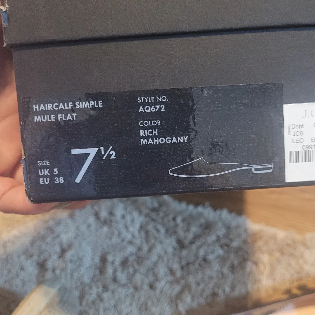 J.Crew Carolyn Flat Mules in Leopard Print Calf Hair - Size 7 1/2 - Image 14