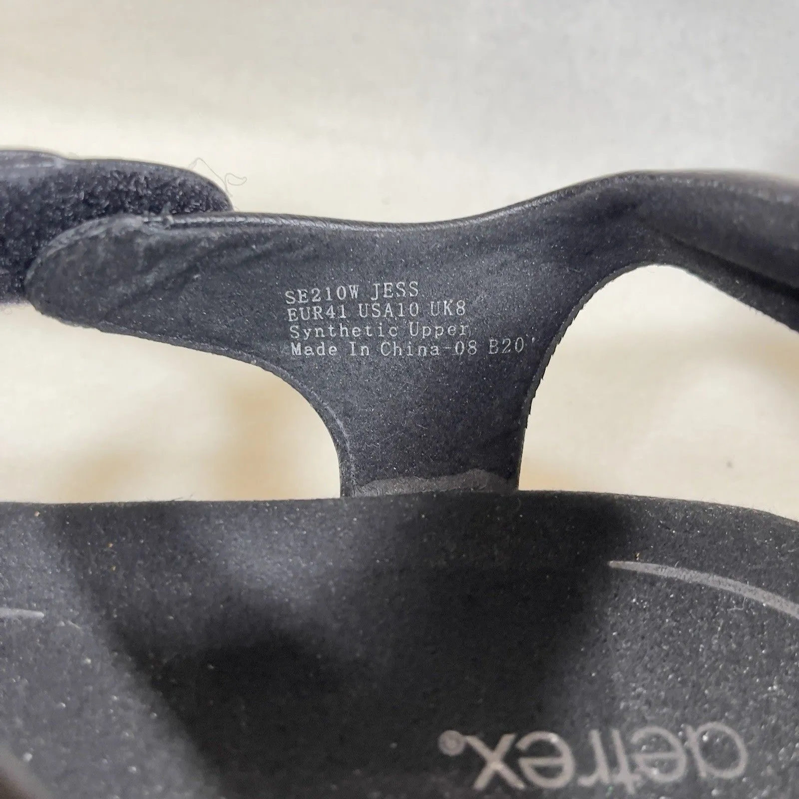 Aetrex Womens Jess Strap Sandals Black Metallic SE210W Size 10 EU 41 UK 8 Flat - Image 5