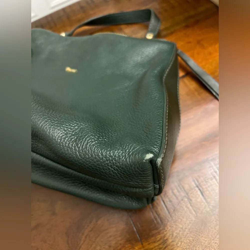 Rossi Firenze Genuine Leather Satchel – Made in Italy Green - Image 10