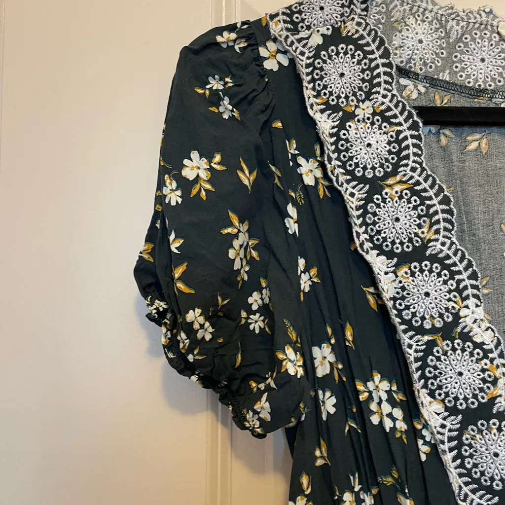 Lovestitch Navy Floral Maxi Dress - Image 7