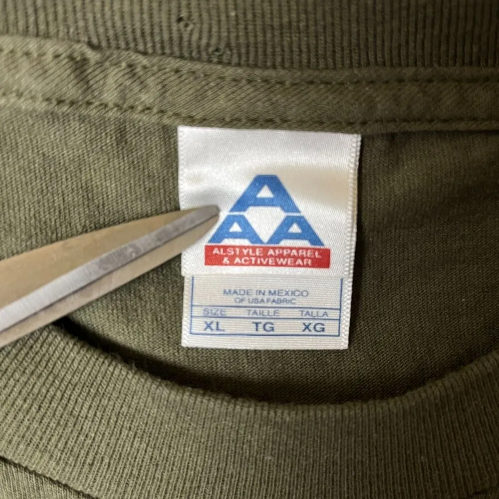 Vietnam Vets T Shirt Vintage Y2K Large L Brown Graphic Tee - Image 4