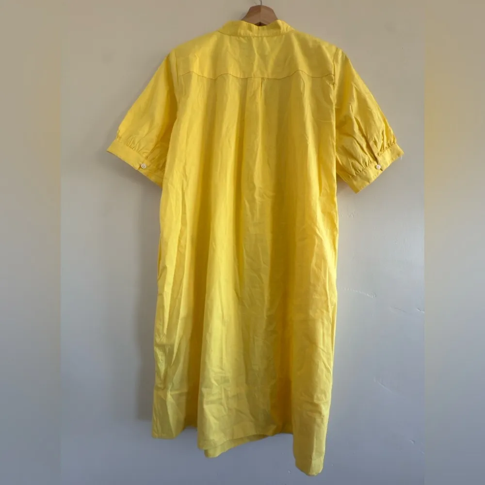 NWT JCrew Short-sleeve mini shirtdress in cotton poplin Size/ M - Image 7