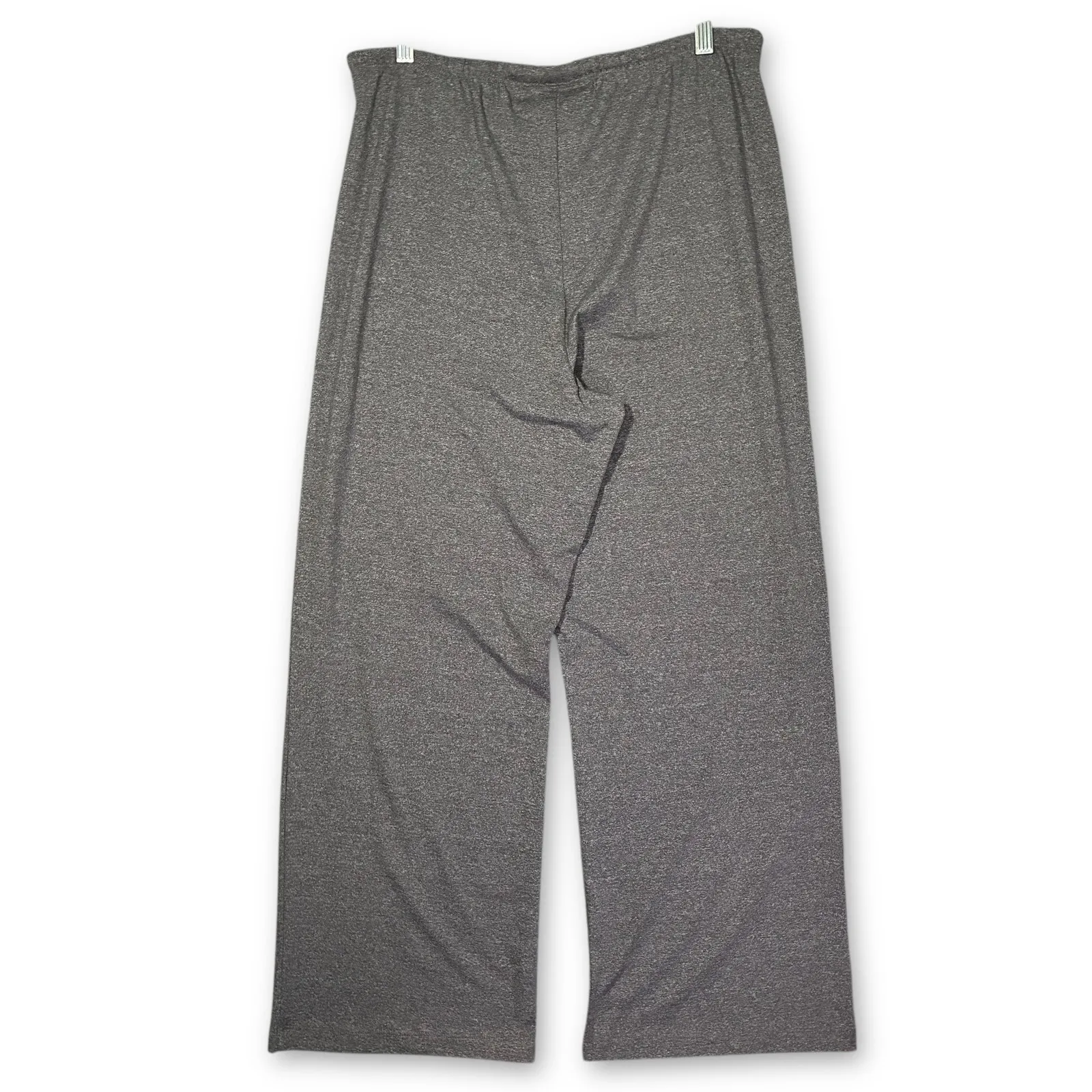 Vintage LL Bean Traveler Wide Leg Lounge Pants Grey Drawstring Women's MP USA Gray Size undefined - Image 2