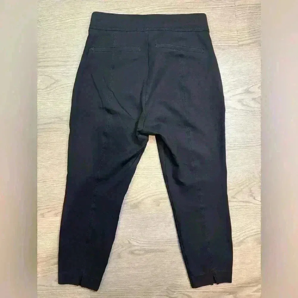 Spanx Women’s Black Rayon Elastic Straight Leg Pants Size‎ L - Image 2