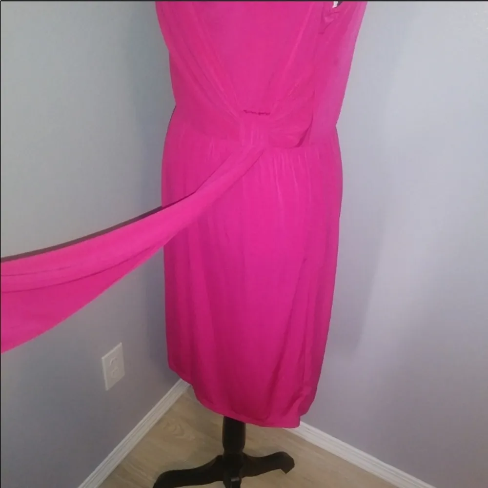 Motherhood Maternity pink cowl neck dress - Image 4