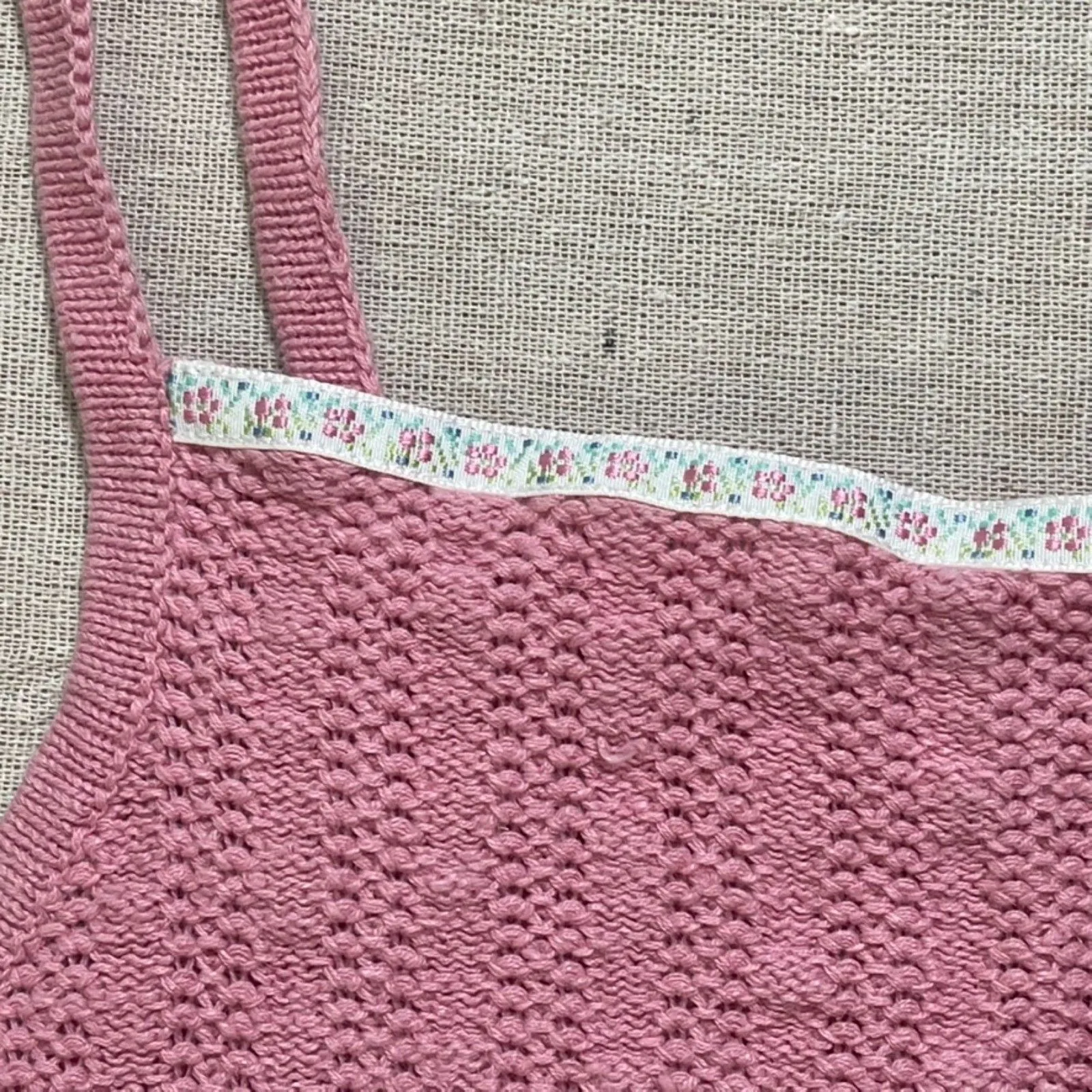 Liz Claiborne Lizwear | Vintage Bubblegum Pink Knit Tank| Petite P - Image 3