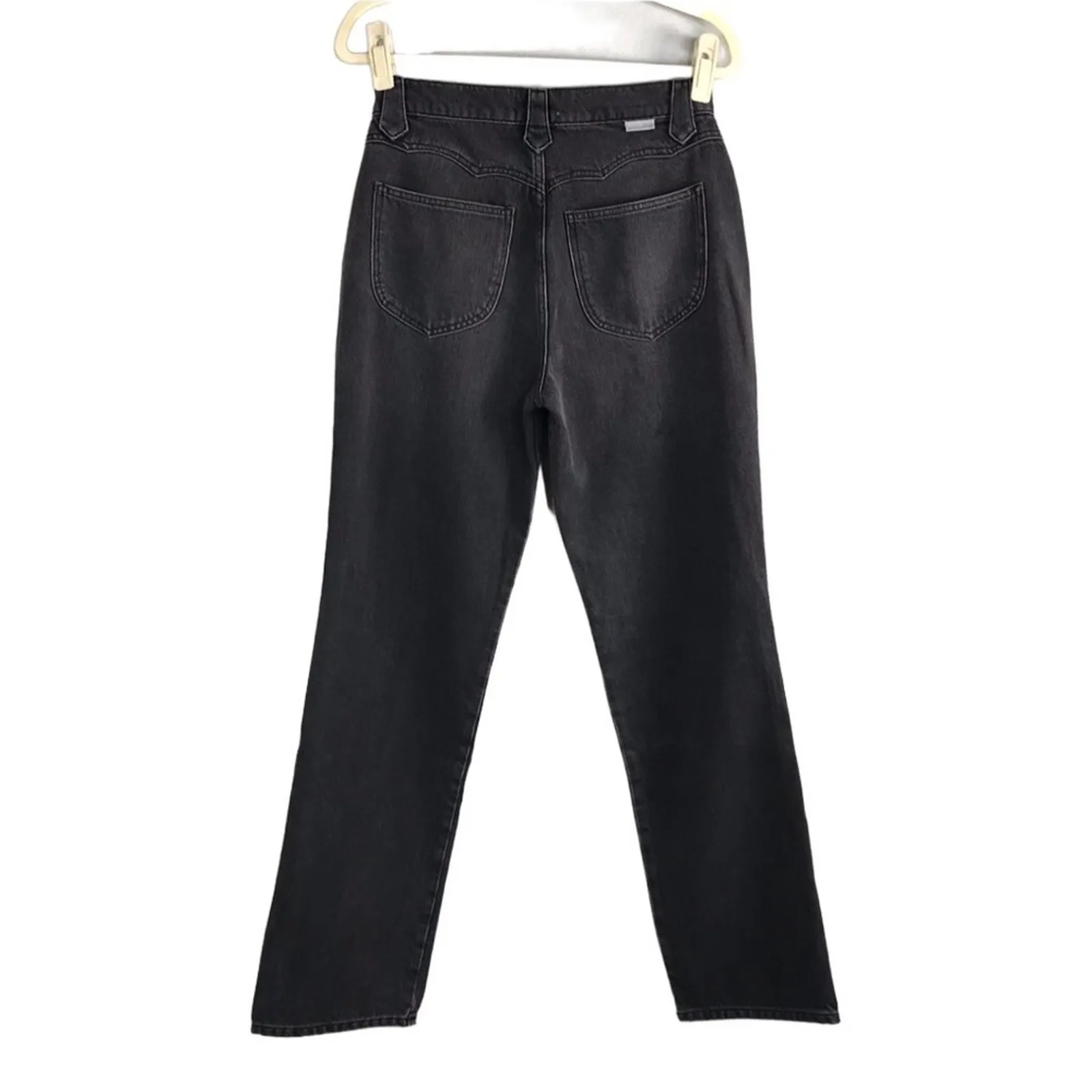 BOYISH Straight Jean Women Sz 27 Odyssey Black High Rise Gorpcore Grunge Retro - Image 4