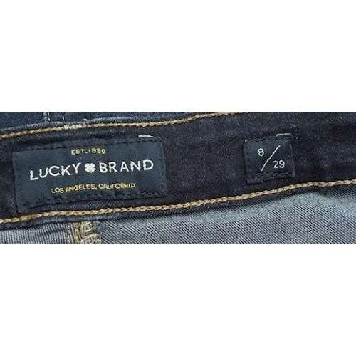 Lucky‎ Brand Size 8/29 Women's Bermuda Shorts Dark Wash Denim Americana Classic - Image 3
