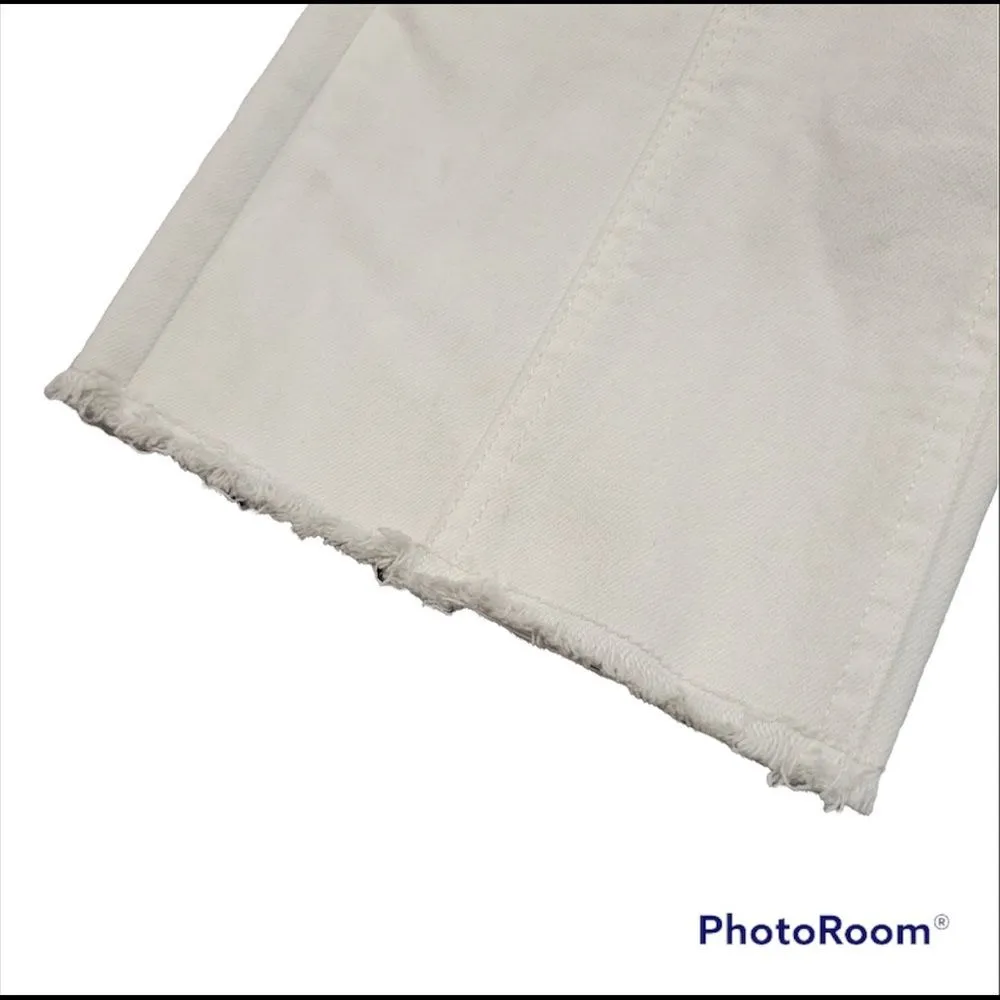 New! Pilcro by Anthropologie White Denim Jumpsuit. - Image 9