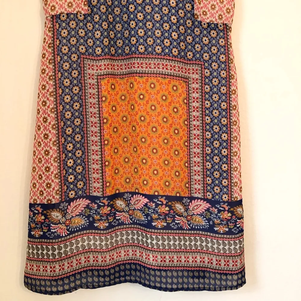 Speechless Chiffon Floral Print Dress XS - Image 3