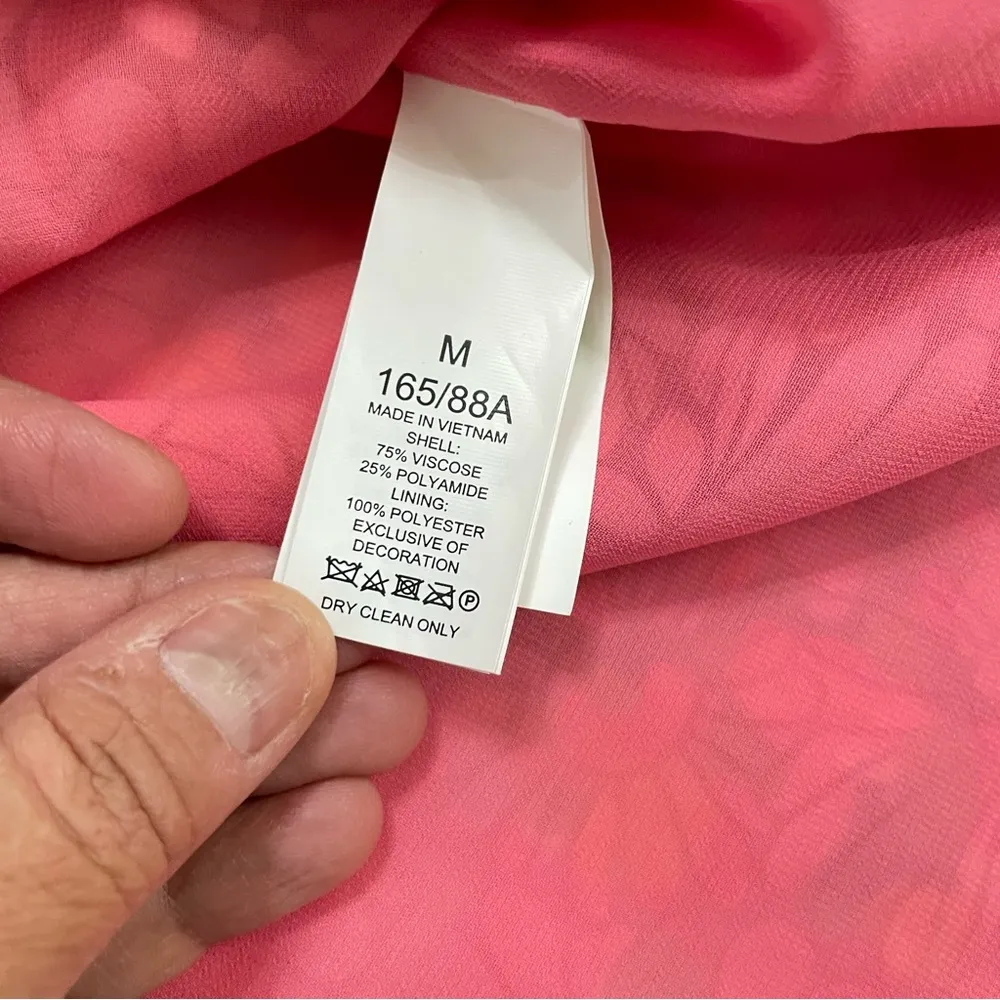 Kate Spade Mainline Floral Dots Burnout Blouse size M - Image 9