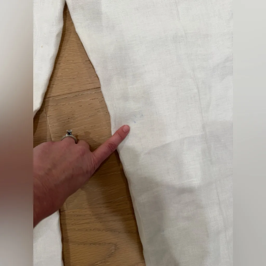 XiRENA womens 100% linen white pants - Image 9