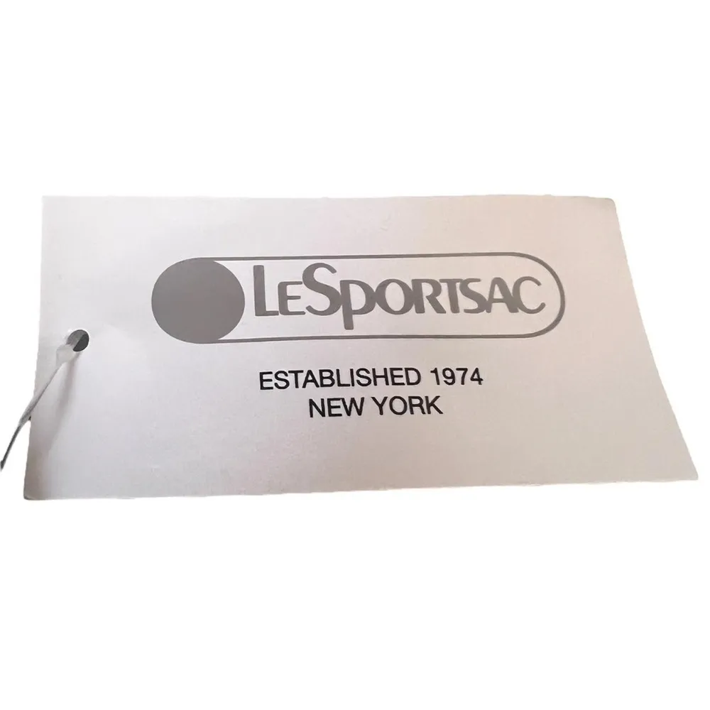 Lesportsac black pouch with heart floral pattern - Image 3