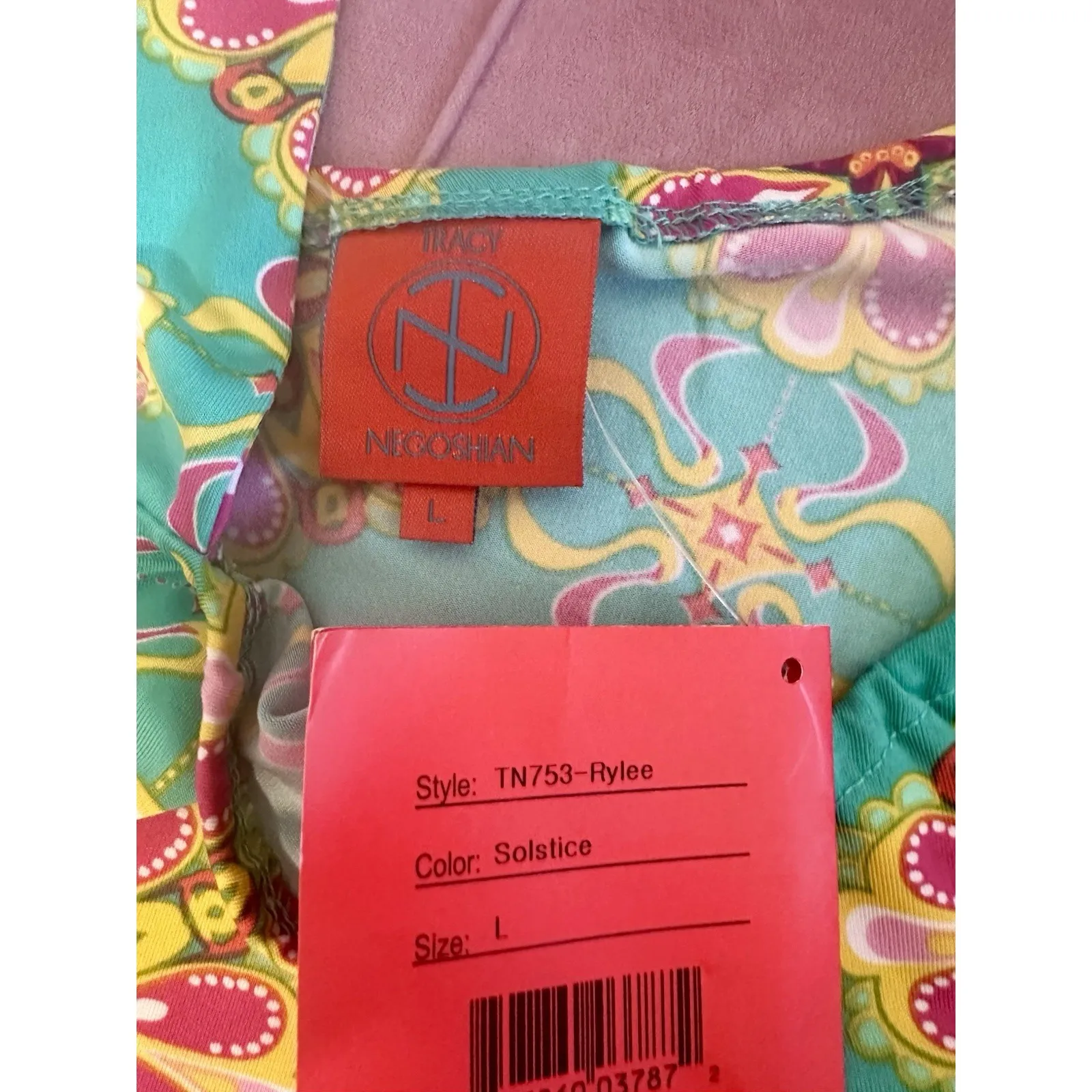 Tracy Negoshian Dress Color: Solstice Off One Shoulder Size Large NWT - Image 8