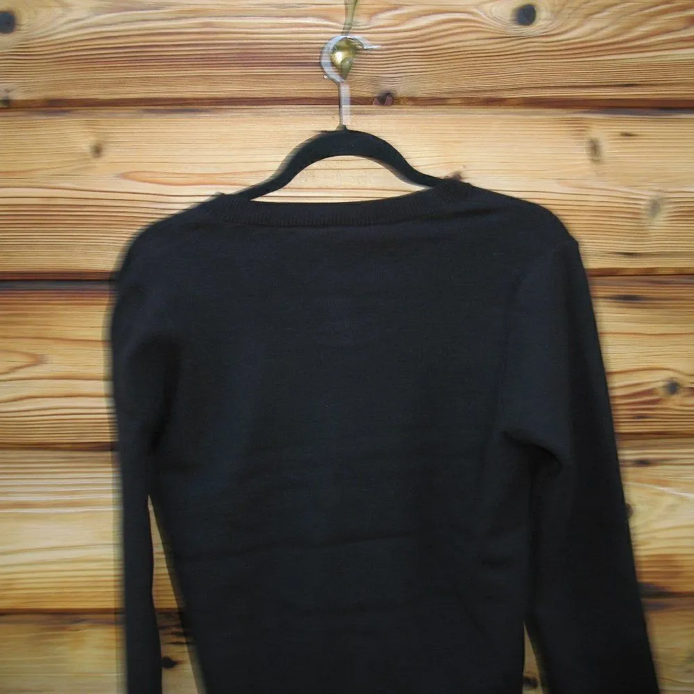 NWT Wayf Milo Black Tie Front Sweater - Image 9