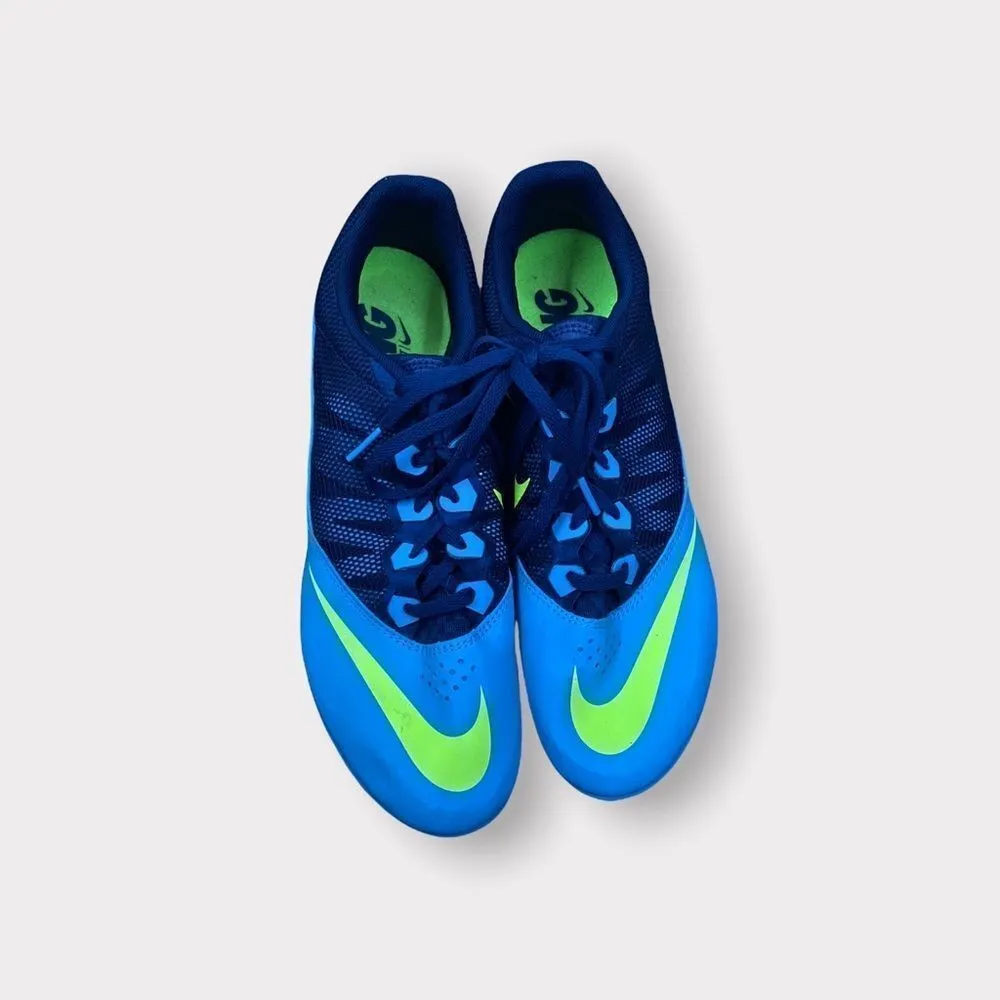Nike Blue Racing Cleats Women Sneakers Size 9 - Image 4