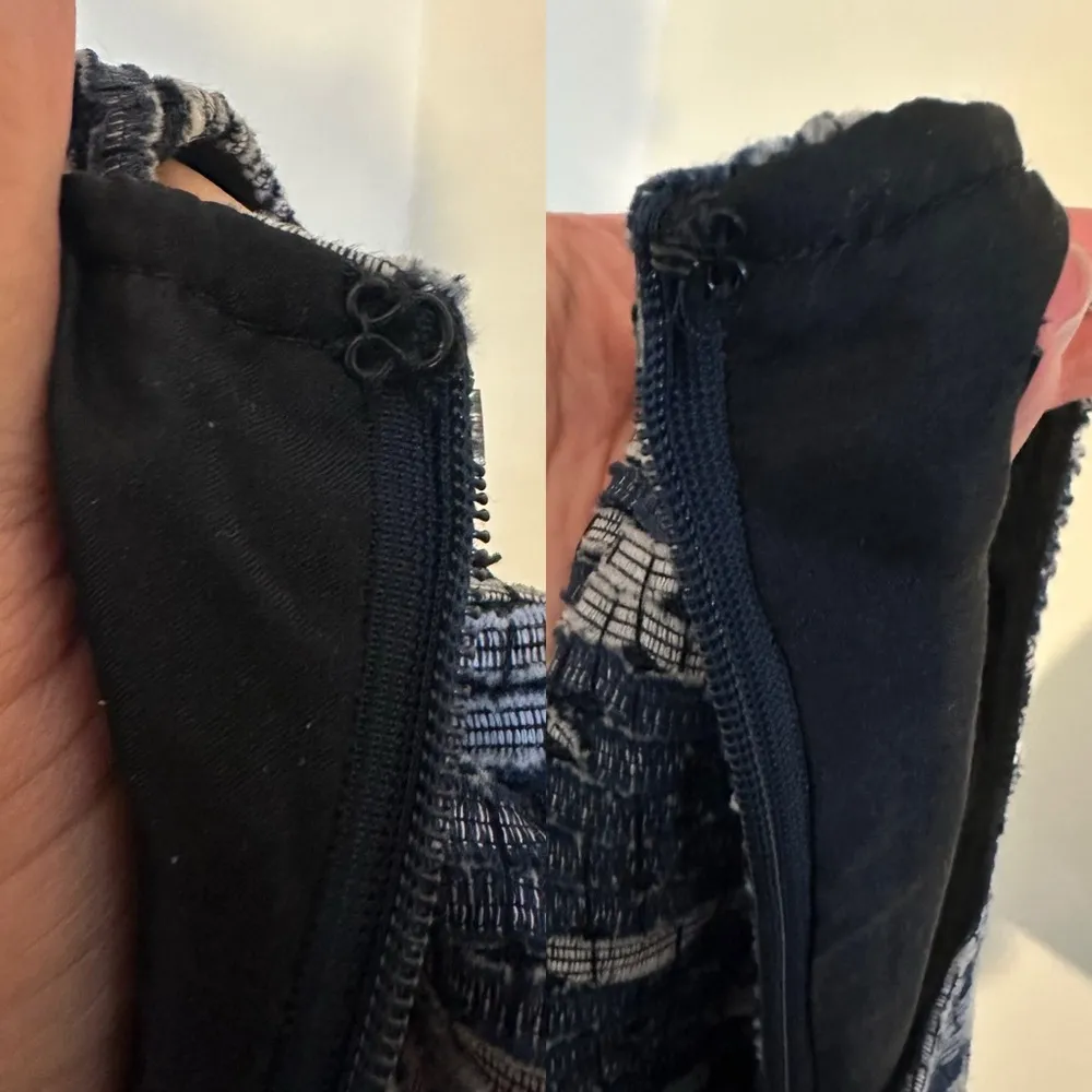 DEREK LAM Striped Jaquard Knee-Length Sheath pencil Dress Size 0 Silk Lined 🆕 - Image 3