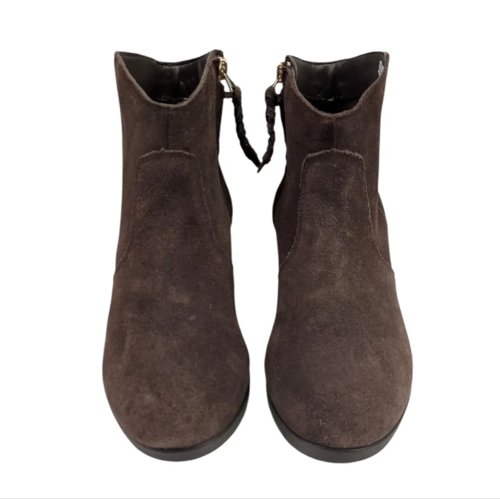 CROCS Leigh Suede Wedge Boots GUC Size 8.5     S4021 - Image 8