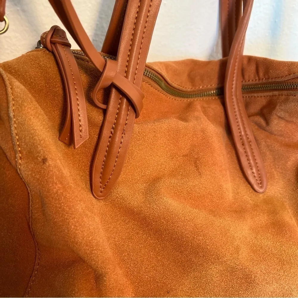 Shiraleah Marlow Satchel Bag Rust Tan - Image 5