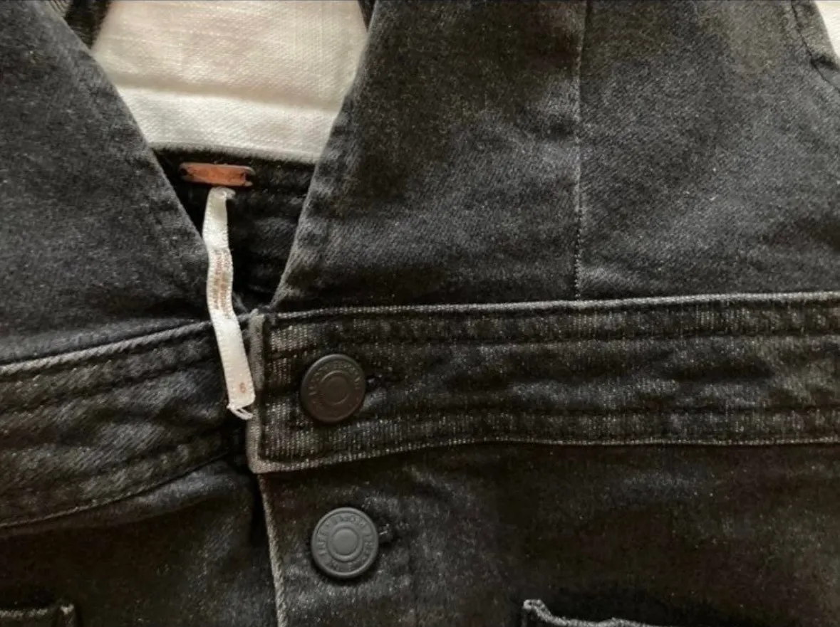 Denim Jumper Dress - Image 4