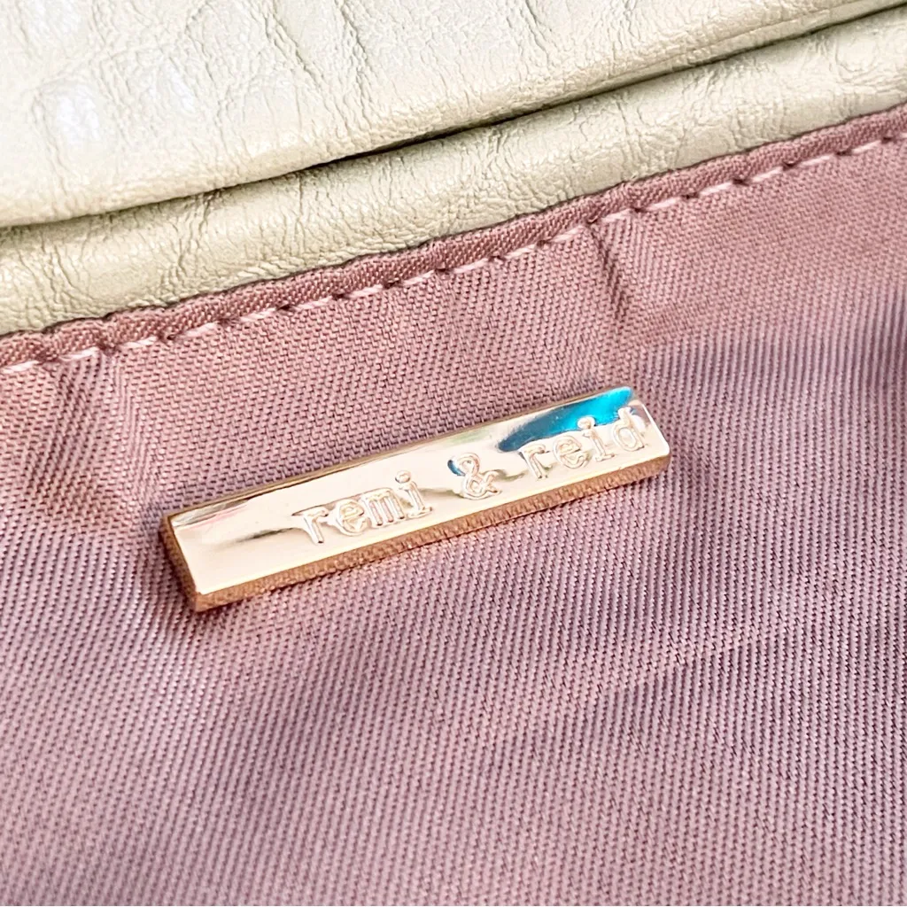 Anthropologie Remi & ReidLight Green Gail Faux‎ Leather Mini Backpack Handbag - Image 3