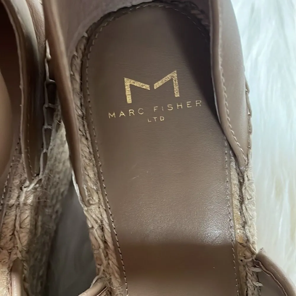 Marc Fisher Alina Espadrille Wedge, Tan - Image 3