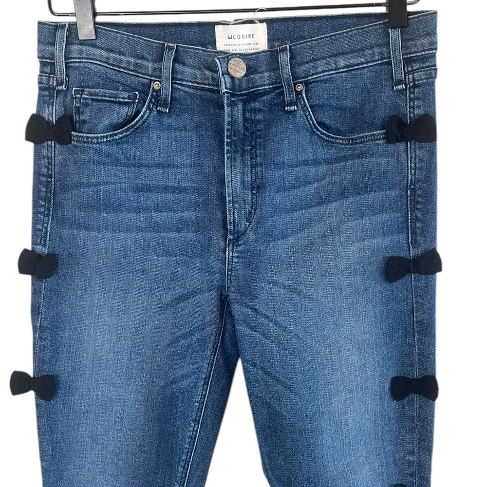 McGuire Women’s Sz 28 New Skinny Bow Jeans - Image 3