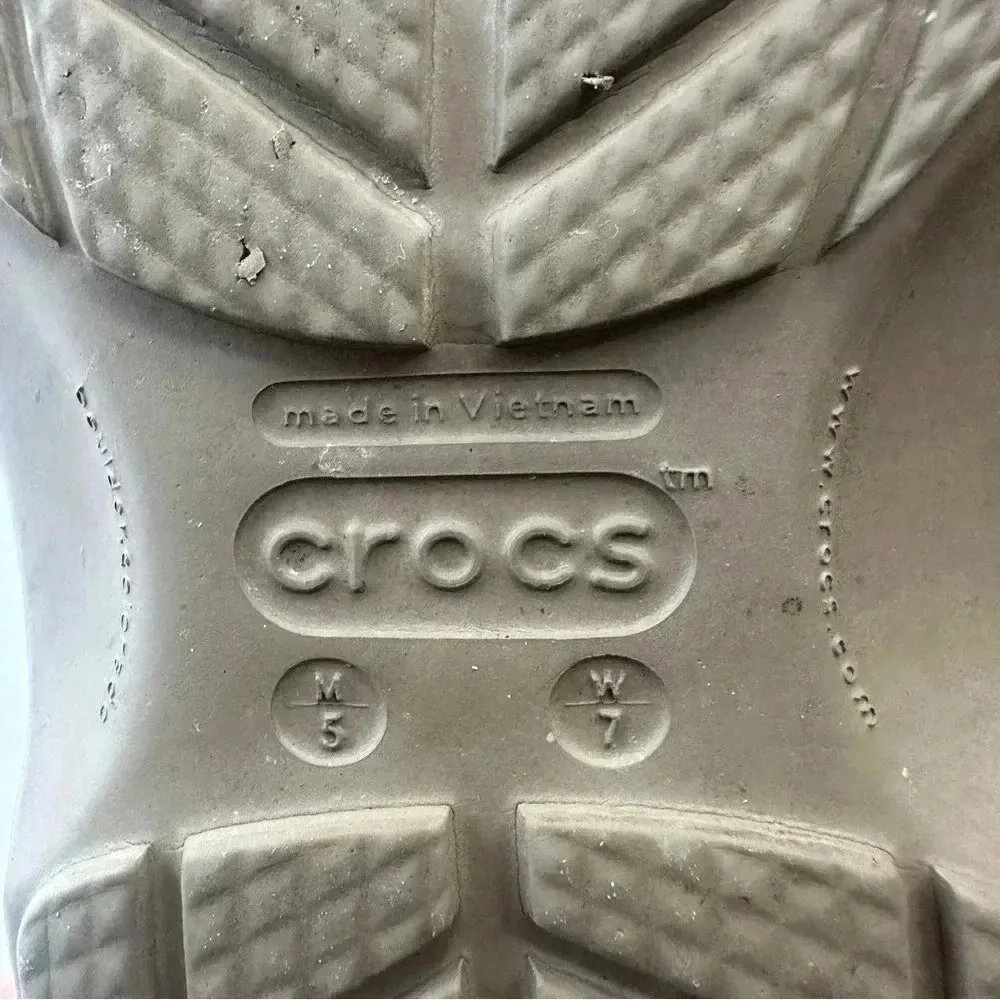 Crocs Classic Blitzen III Mens 5 Womens 7 Slip On Clog NO Liner NO Reserve Brown - Image 7