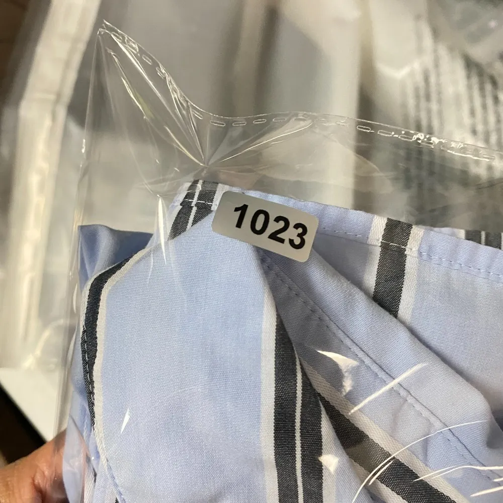 J.Jill Side Button Stepped Hem Tunic Shirt Women XL Blue Striped Coastal Grandma - Image 11